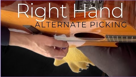 OLD-RIGHT HAND Alternate Picking Guitar Technique...