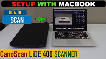Canon Canoscan Lide 400 Setup Macbook, Install Drivers, Scanning Artwork Review.
