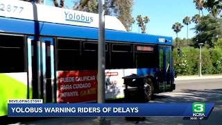Yolobus warns riders of delays amid operator shortages