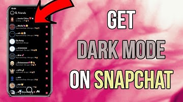 How to Get Dark Mode On Snapchat on iPhone in 2022 - Get DarkMode on Snapchat Get Dark Theme on Snap