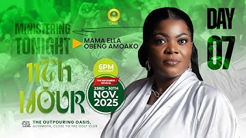 NOVEMBER REVIVAL || 11TH HOUR WITH REV