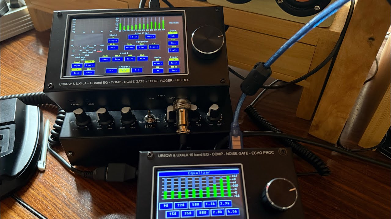 12 Band Sound EQ Record 48V ICOM IC-7300 IC-7610 IC-7600 IC-7700 - Foto 9