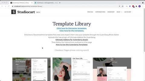 How To Import and Use Gutenberg Templates