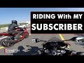 Riding with my SUBSCRIBER  - LOUDEST STOCK EXHAUST