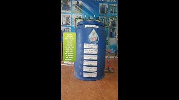 Quy trình đổ vật liệu Bồn lọc tự chế xử lý nước nhiễm sắt mangan nặng / lọc nước thiên hà #xửlýnước