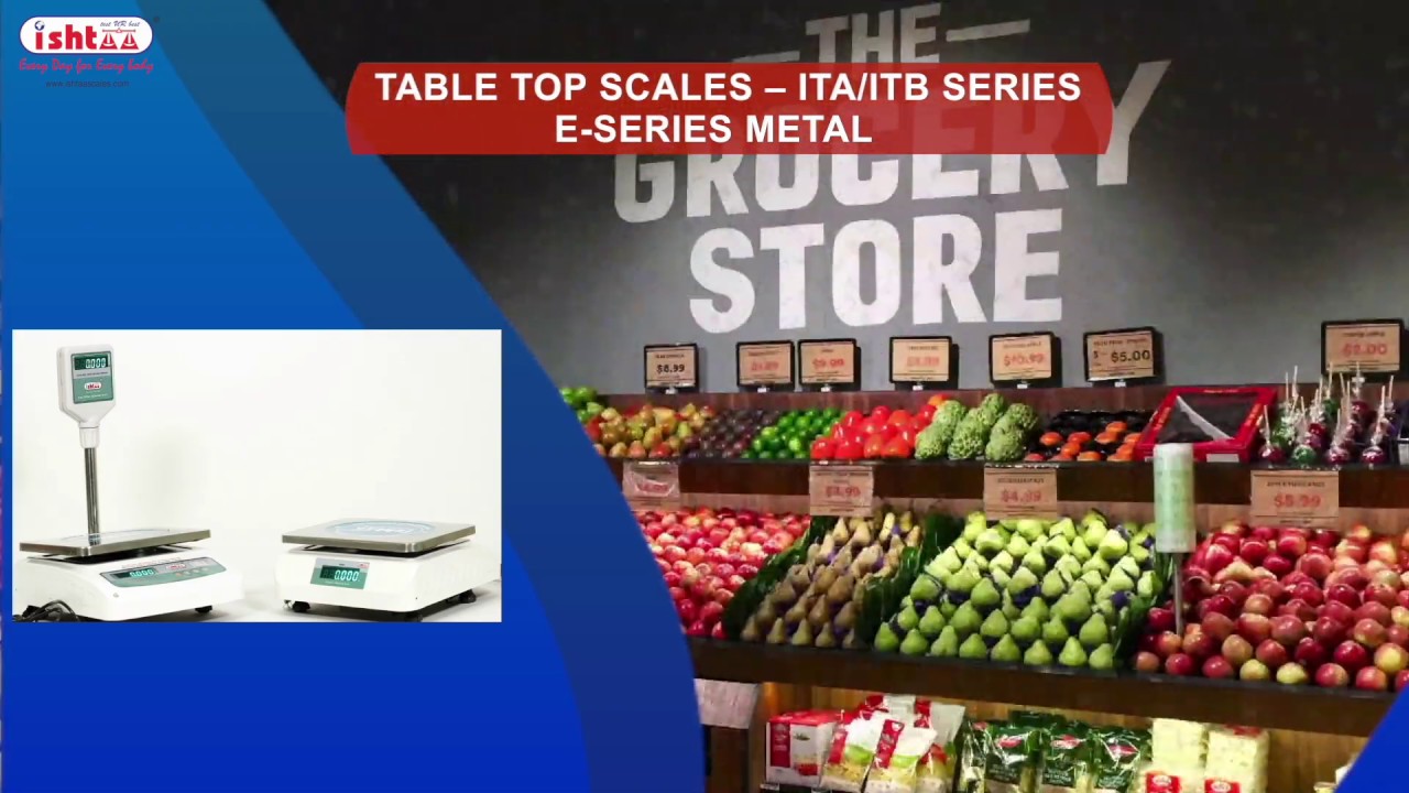 Table Top Weighing Scales | ITA/ITB Series | Accurate Electronics - YouTube