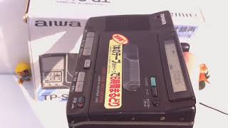 Aiwa Cassette Collection Walkman Player/Recorder TP-L950 Vs.TP-S101 Unboxed SLSS Metal body JPN