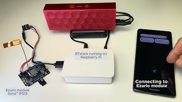 BlueKitchen LE Audio Unicast Speaker  with the Ezurio Sona IF513