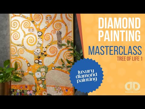 The Tree of Life 1 (après Klimt) – Masterclass Diamond Painting Artwork Kit