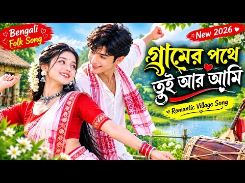 গ্রামের পথে তুই আর আমি ❤️ | Bengali Folk Love Song 2026 | New Bengali Song | Romantic