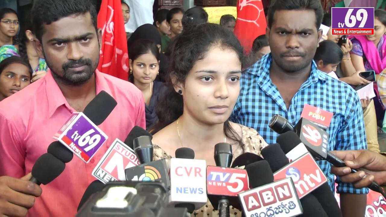 PDSU AADVARYAM LO KU STUDENTS DHARNA WARANGAL 2 Tv69News&Entertainment