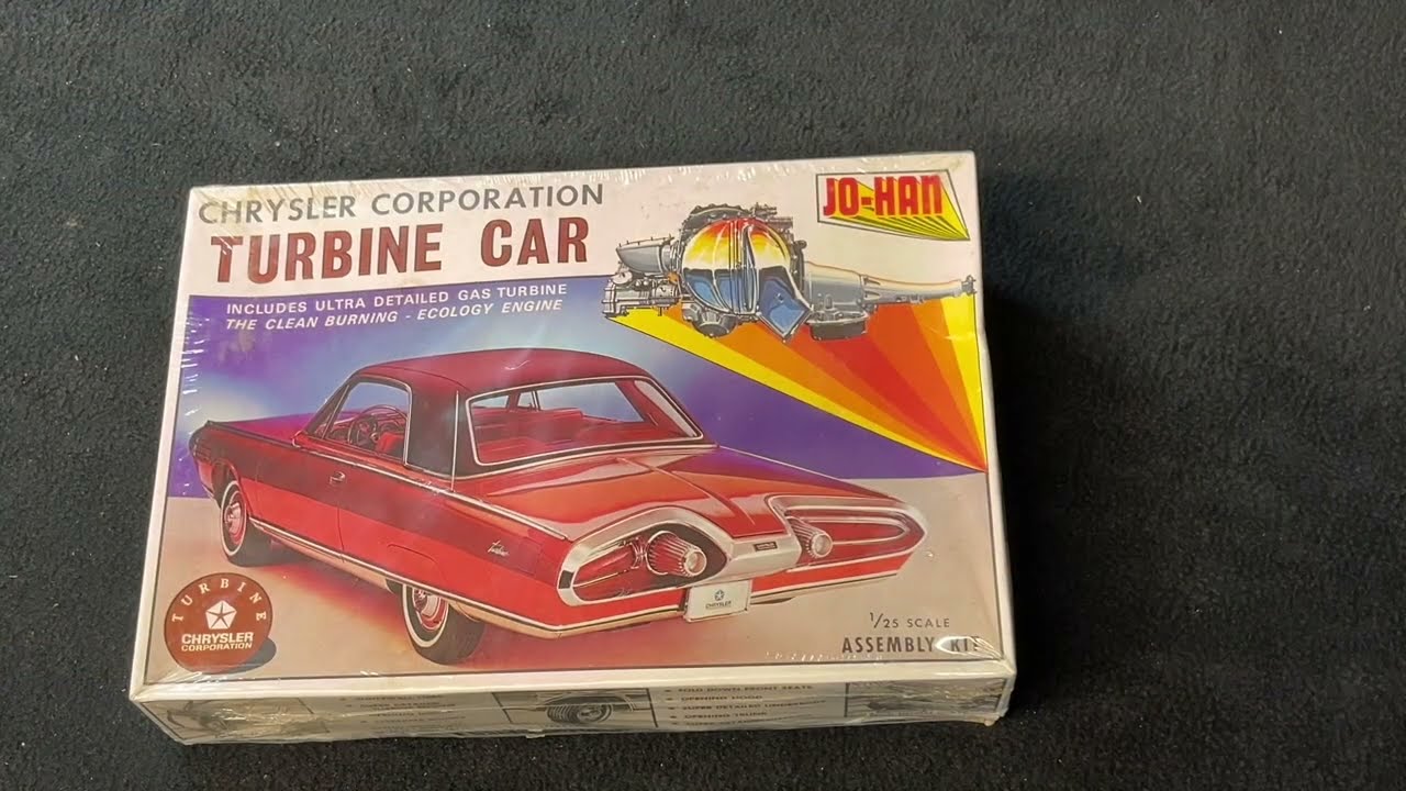 JoHan Chrysler “Turbine” Car. Unboxing a Sealed Kit - YouTube