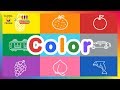 Learn Colors for Kids Children Toddlers｜幼児子供向け英語学習動画