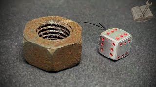 Handcrafting A Lucky Dice From A Rusty Nut