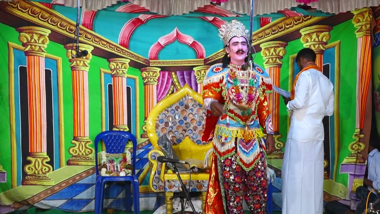 శ్రీ చెన్నకేశవ స్వామి వీధి నాటకంలో # మాసిరెడ్డి ప్రవేశం $ గ్రా రెనివట్ల మం మద్దూర్ జిల్లా నారాయణపేట