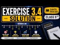 GANITA MANJARI - EXERCISE 3.4 SOLUTION CLASS 9TH