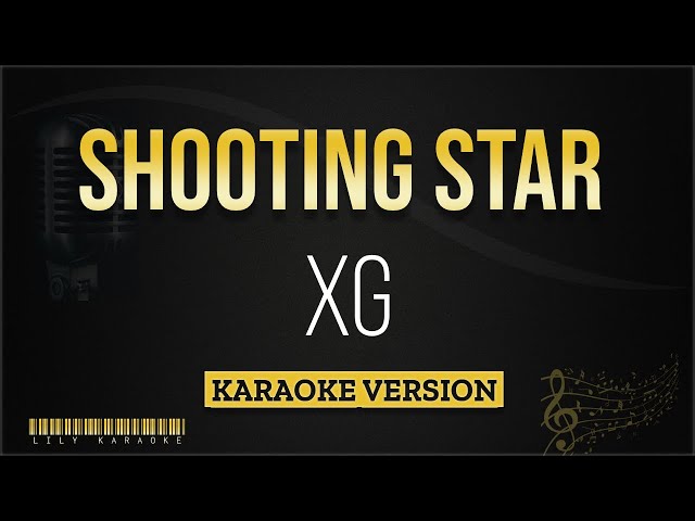 XG - SHOOTING STAR (Karaoke Version) class=