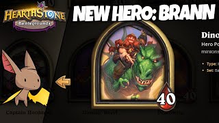 Trying out New Hero Brann w/ Zalae | Firebat Hearthstone Battlegrounds