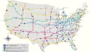 Interstate Highways Map