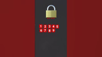 Can you guess the code #shorts #lock #code