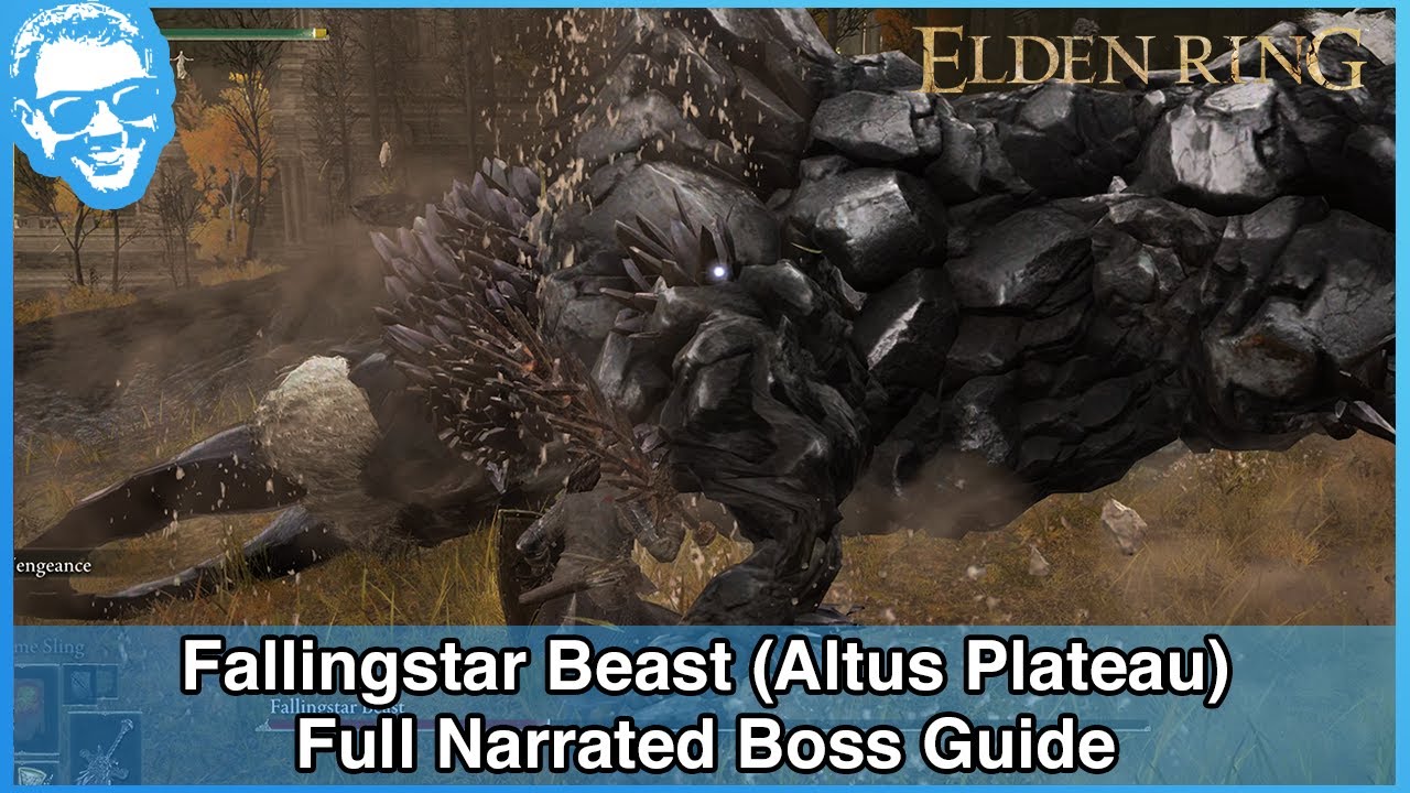 Fallingstar Beast (Altus Plateau) - Full Narrated Boss Guide - Elden Ring [4k HDR] YouTube