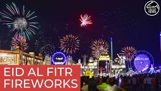 Kembang api Idul Fitri di Dubai