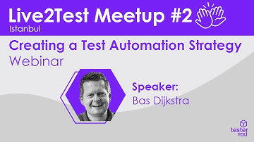 Live2Test Meetup #2 - Creating a Test Automation Strategy | Bas Dijkstra