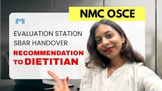 SBAR Handover to Dietitian in NMC OSCE Evaluation Station | Mentor Merlin