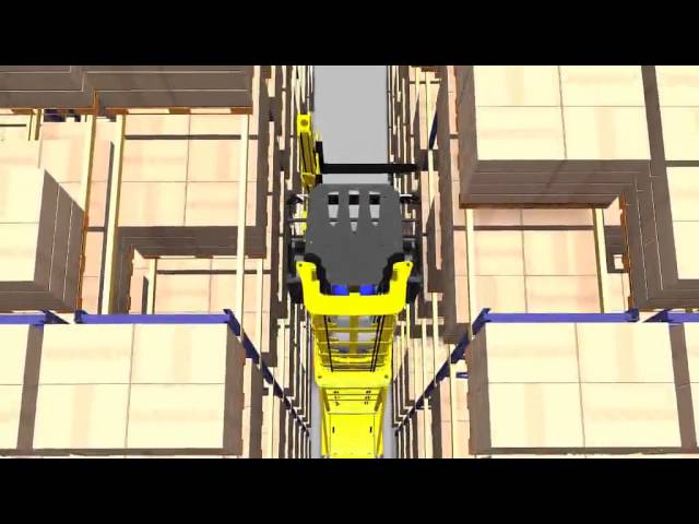 Animation Jungheinrich High Rack Stacker Hochregalstapler Ekx 410 Youtube