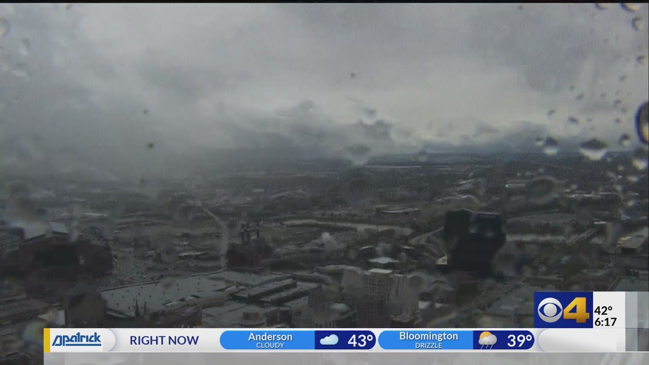 Rain and snow showers for one more day - YouTube