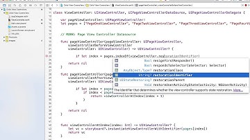 4 PageViewController Before and After