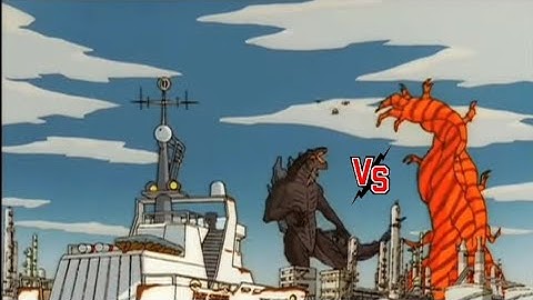 Zilla Jr Vs Nanotech Creature | Godzilla The Series (1999)