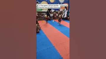 Fun game, serious growth – Improving reaction time & body control #pet #pt #teacher #diaries #shorts