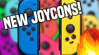 New Joy Cons SUPRISE REVEAL! Banana Blue Set For Nintendo Switch In 2021! (Fortnite Joy Cons)