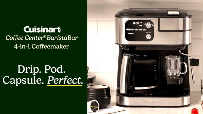 Bring the café home with the *NEW* Coffee Center® Barista Bar 4-in