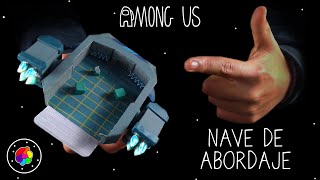 Cómo Hacer la NAVE DE ABORDAJE de AMONG US con Plastilina y Cartón | PlastiVerse