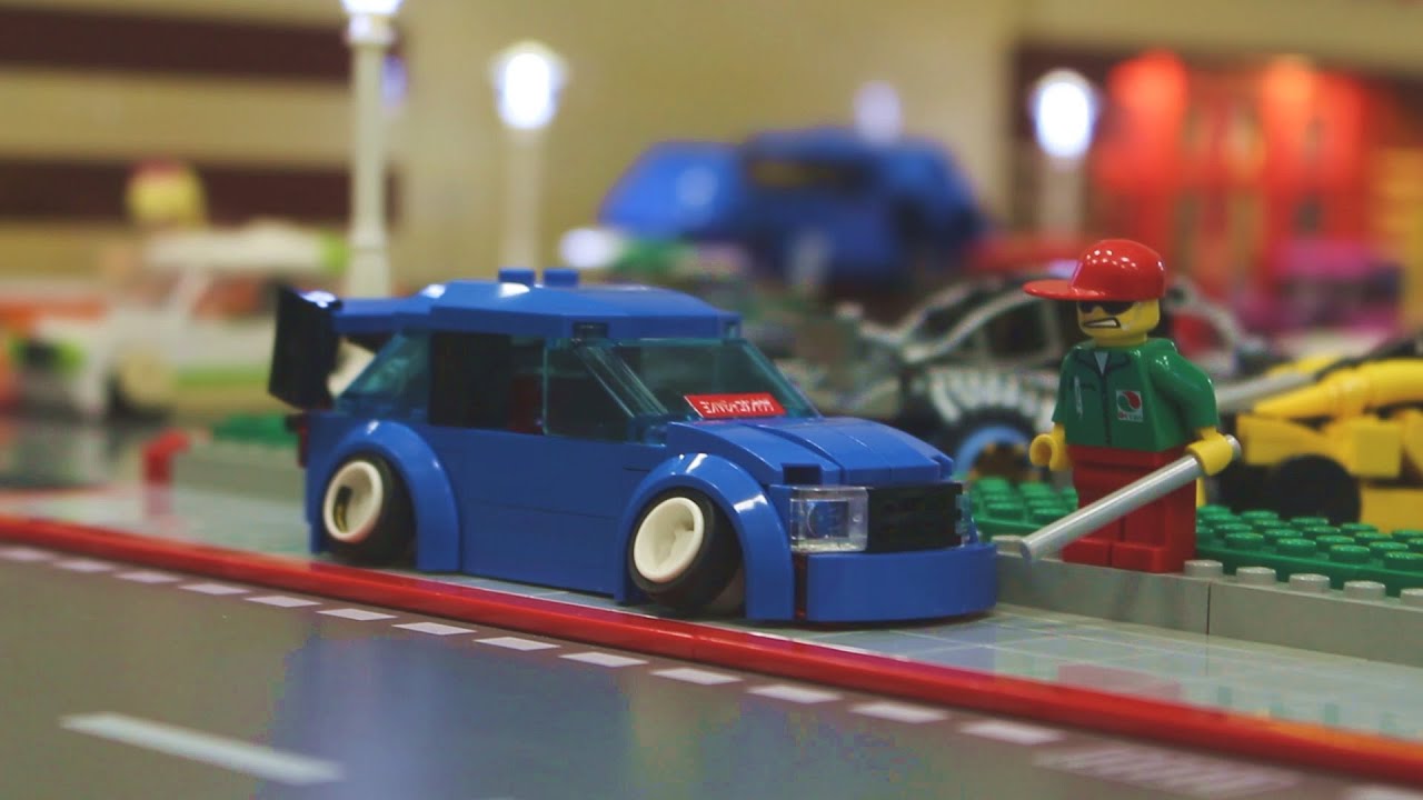 Minifig Rides LEGO Car Show at Target Store Final 2020 4wlc YouTube