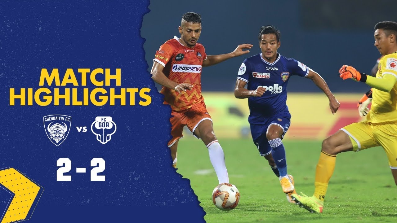 Chennaiyin FC | Season 7 | Match Highlights | Hero ISL 2020/21 | Chennaiyin FC 2 - 2 FC Goa