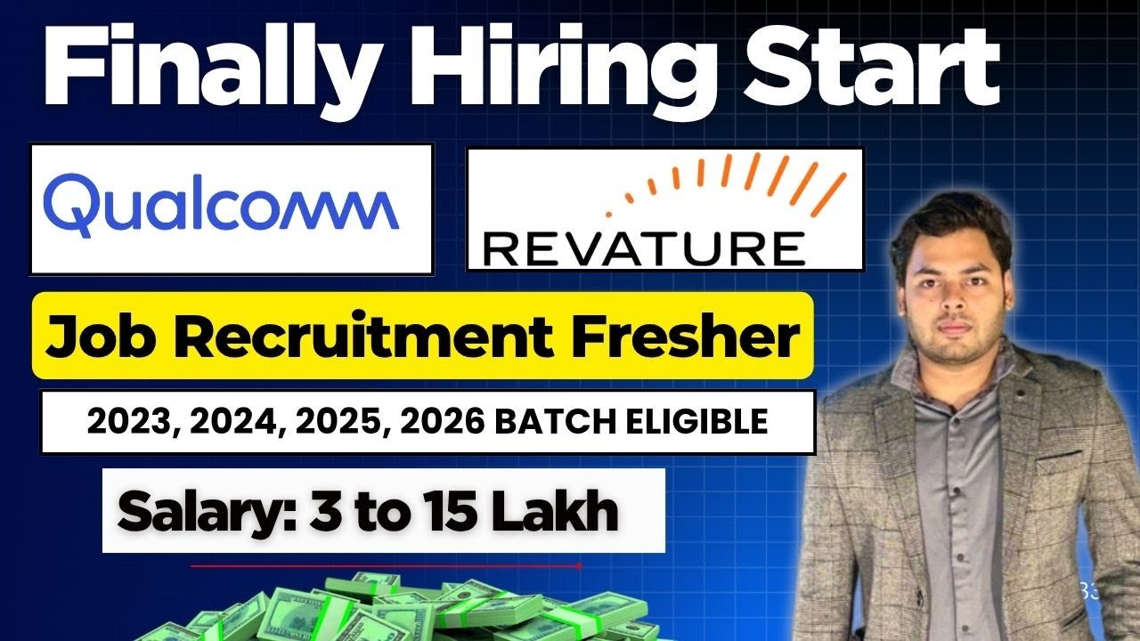 Finally Qualcomm, Revature Hiring Start | Off Campus Drive 2026, 2025 ...