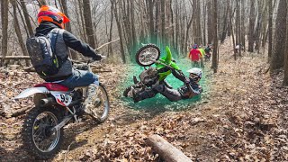 Hard Enduro + Pit Bikes = Gold