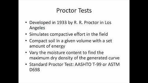 CE 341: Experiment 6 Proctor (Standard) Test