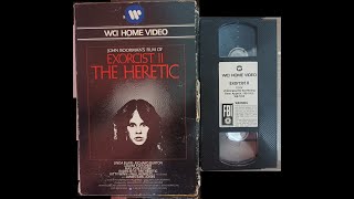 Closing To Exorcist Ii The Heretic 1979 Vhs