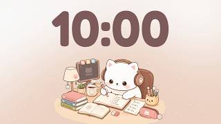 🐱 10 Minute Timer | Start Small, Stay Focused | Soft Lofi Music screenshot 4