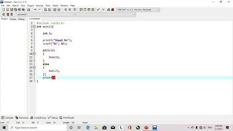 program bahasa c :struktur kondisi if dan if else