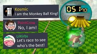 We thought we could speedrun Super Monkey Ball...