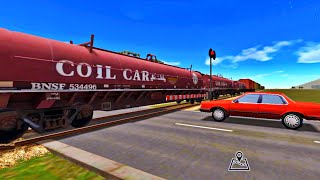 ALL CROSSING COMPILATION | PART - 1 | TRAIN AND RAIL YARD SIMULATOR screenshot 3