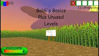 Baldi's Basics Plus: Unused and Test Levels!