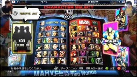 【UMVC3】Nemo vs EG Justin Wong 1/3