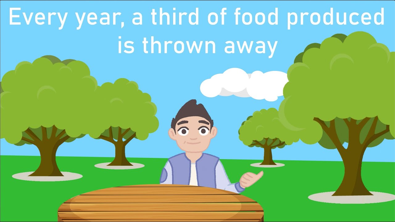 Food waste: an animated educational video | #FoodAwareProject - YouTube