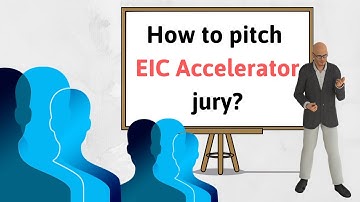 How to pitch EIC Accelerator jury | ®Global Disruption - OFFICIAL